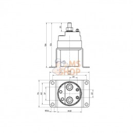 LA530000; ELECTRO MECANICA CORMAR; Coupe batterie électromagnétique; pièce detachée