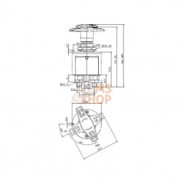 LA500013; ELECTRO MECANICA CORMAR; Coupe batterie, utilisation intensive; pièce detachée