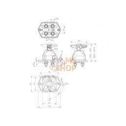 LA530110; ELECTRO MECANICA CORMAR; Coupe batterie bipolaire, utilisation intensive; pièce detachée