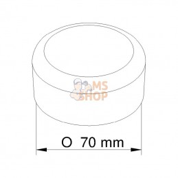 992023; EVERS; Chape en plastique 70mm Evers; pièce detachée