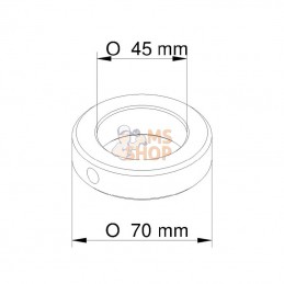 992021; EVERS; Bague d'ajustage 70x45mm Evers; pièce detachée