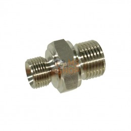 VNB0806RVS; DICSA; Adaptateur droit male en inox BSP 1/2 x 3/8; pièce detachée