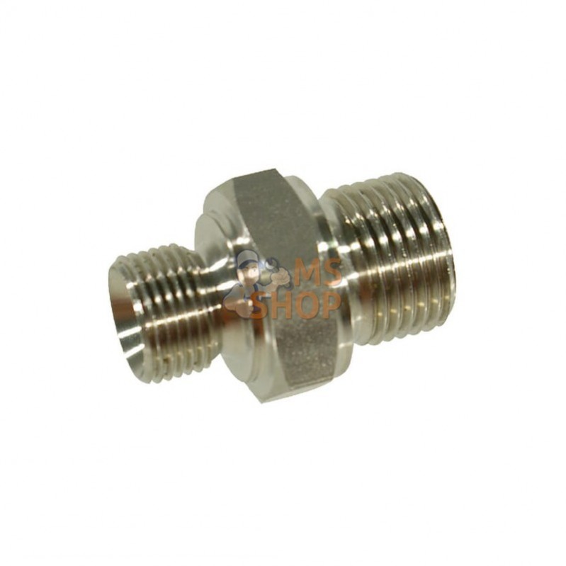 VNB0806RVS; DICSA; Adaptateur droit male en inox BSP 1/2 x 3/8; pièce detachée