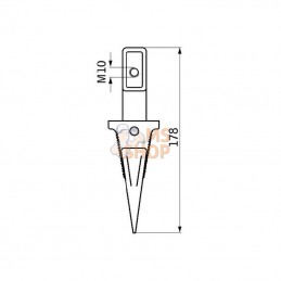 3310060; ESM; Doigt simple; pièce detachée