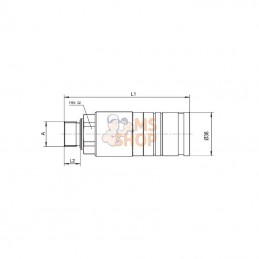 UX101IGF08L; DNP; Coupleur 1/2" BSP int.; pièce detachée