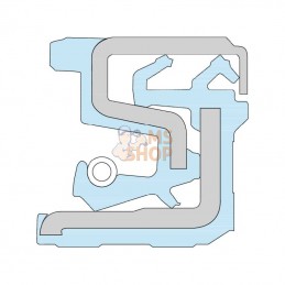 CS145175145155; FREUDENBERG-SIMRIT; Joint à cassette; pièce detachée