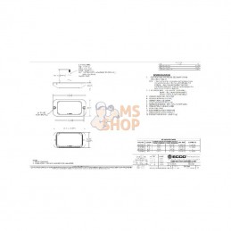 ED3788C; BRITAX; Clignotant 8 LED 12/24V blanc; pièce detachée