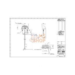 8680812V; BRITAX; Éclairage de plaque d'immatriculation 868 LED 12V, câble 2 m; pièce detachée