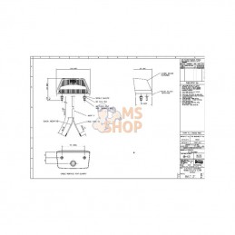 8673112V; BRITAX; Éclairage de plaque d'immatriculation 867 12V, câble 1,2 m; pièce detachée