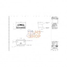 8670024V; BRITAX; Éclairage de plaque d'immatriculation arrière 24V Orange; pièce detachée