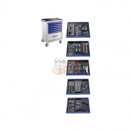 E220322; EXPERT; Servante + compo. 287 outils; pièce detachée