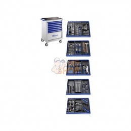 E220322; EXPERT; Servante + compo. 287 outils; pièce detachée