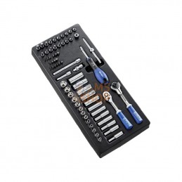 E030715; EXPERT; Module de douilles 1/4" 67 pcs; pièce detachée