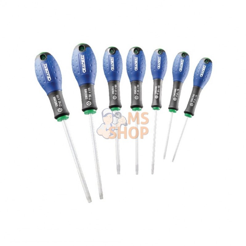 E160909; EXPERT; Jeu 7 tournevis Tamper Torx®; pièce detachée E160909; EXPERT; Jeu 7 tournevis Tamper Torx®; pièce detachée