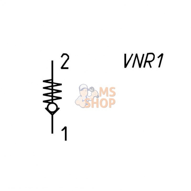 VNR21212; CAMOZZI; Clapet anti-retour; pièce detachée