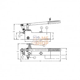 HP16Q; GASPARINI; Pompe à main HP 16Q incl.rése; pièce detachée