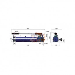 HP2PQL; GASPARINI; Pompe à main HP 2P/Q INCG. TANK 2T; pièce detachée