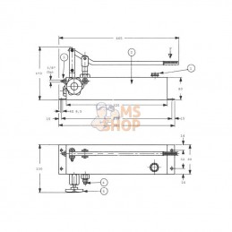 HP121M; GASPARINI; Pompe à main HP 12.1/M incl. R; pièce detachée