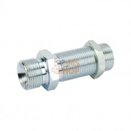 VNBSE06; BURNETT & HILLMAN; Raccord cloison lg M/M 3/8"BSP; pièce detachée