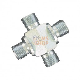 CROSS04BM; BURNETT & HILLMAN; Union croix 1/4" BSP M; pièce detachée