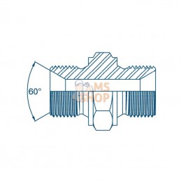 DNB16A; BURNETT & HILLMAN; Adaptateur 1 BSP 3852A; pièce detachée