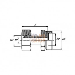 KOVO12L18L; DIETZEL; Raccord 12L - 18L; pièce detachée