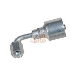 4G4FJX90S; GATES; Racc. à sertir 90° DN6-7/16JIC; pièce detachée