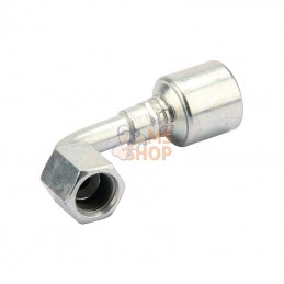 4G6FJX90S; GATES; Racc. à sertir 90° DN6-9/16JIC; pièce detachée