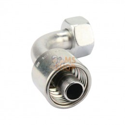 10G18FDLORX90; GATES; Racc. à sertir 90 DN16-M26x1,5; pièce detachée