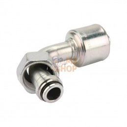 10G18FDLORX90; GATES; Racc. à sertir 90 DN16-M26x1,5; pièce detachée