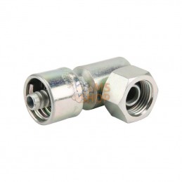 6G8FBSPORX90BL; GATES; Racc. à sertir 90° DN10-1/2BSP; pièce detachée