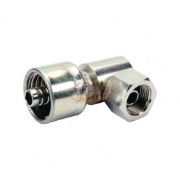 6G6FBSPORX90BL; GATES; Racc. à sertir 90° DN10-3/8BSP; pièce detachée