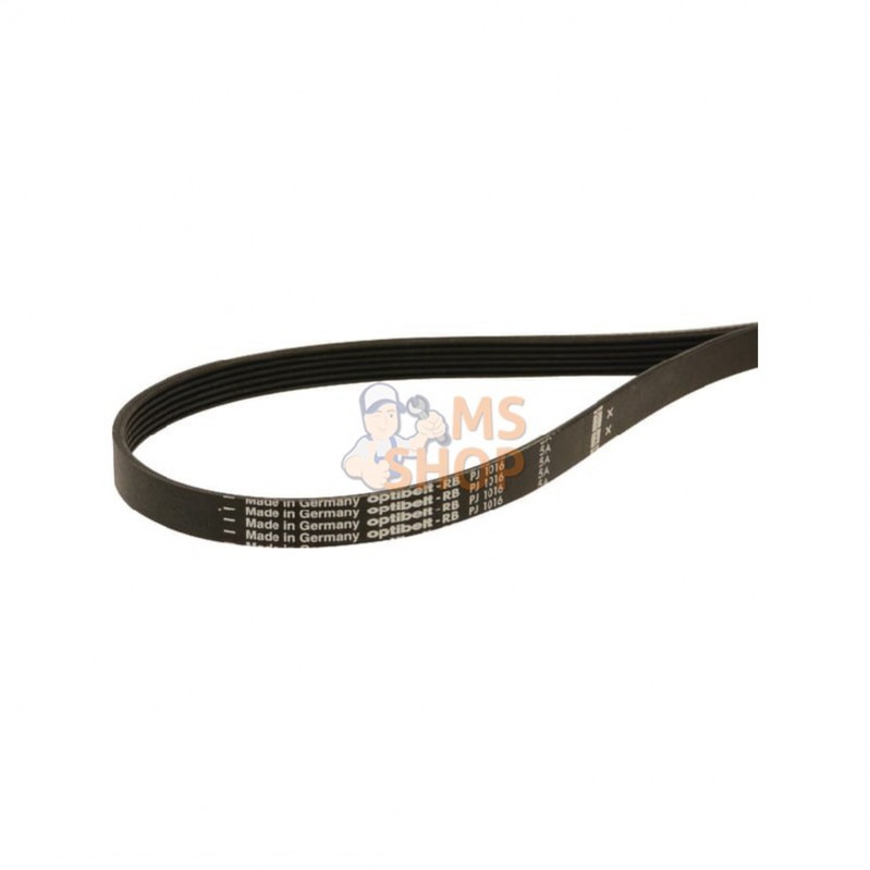 6PJ1016; OPTIBELT; Courroie nervurée 6PJ1016mm Optibelt; pièce detachée 6PJ1016; OPTIBELT; Courroie nervurée 6PJ1016mm Optibelt; pièce detachée