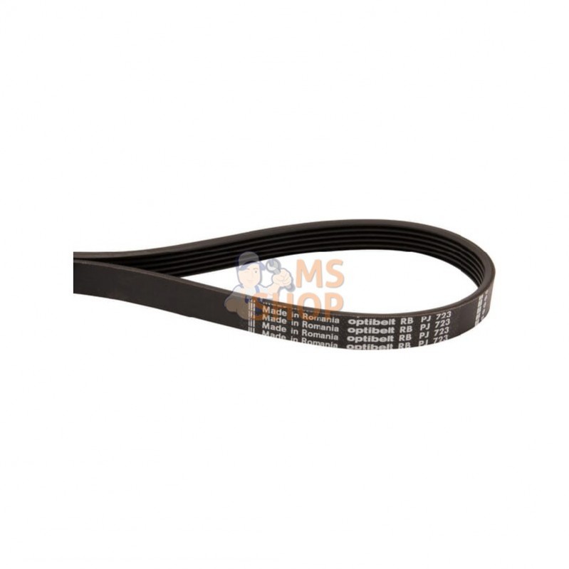 6PJ723; OPTIBELT; Courroie nervurée 6PJ 723mm Optibelt; pièce detachée 6PJ723; OPTIBELT; Courroie nervurée 6PJ 723mm Optibelt; pièce detachée