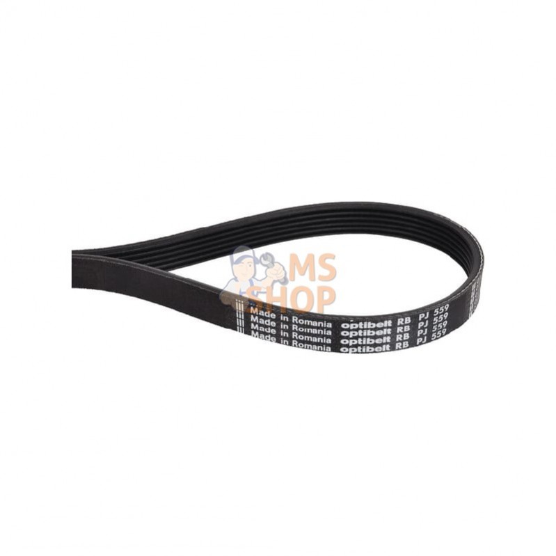 6PJ559; OPTIBELT; Courroie nervurée 6PJ559 Optibelt; pièce detachée 6PJ559; OPTIBELT; Courroie nervurée 6PJ559 Optibelt; pièce detachée