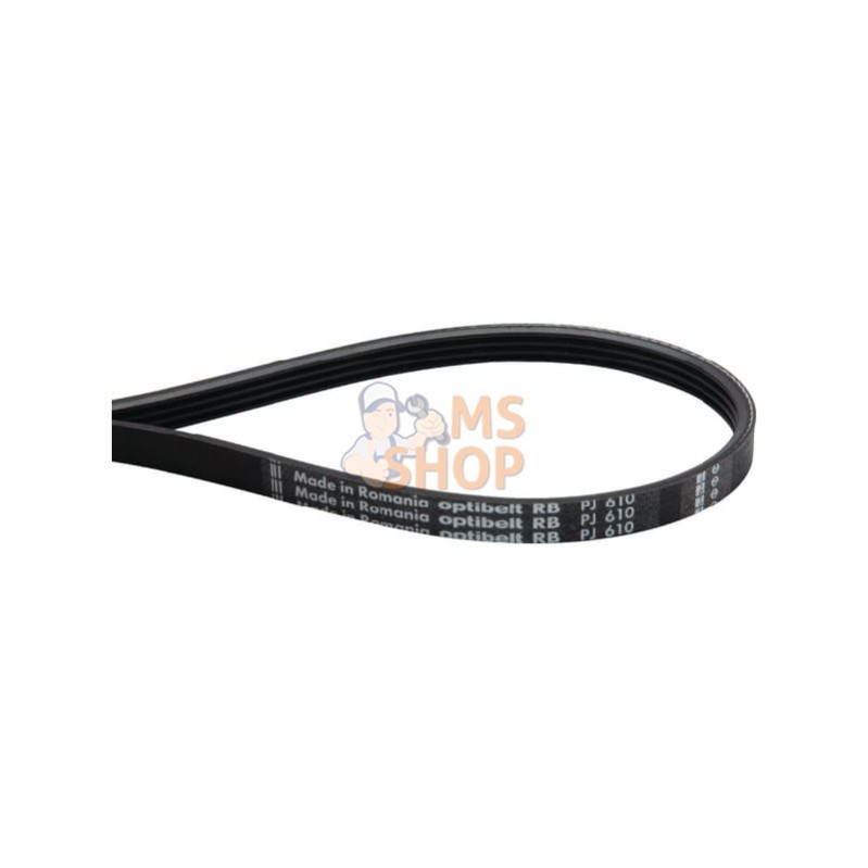 4PJ610; OPTIBELT; Courroie nervurée 4PJ610 Optibelt; pièce detachée 4PJ610; OPTIBELT; Courroie nervurée 4PJ610 Optibelt; pièce detachée