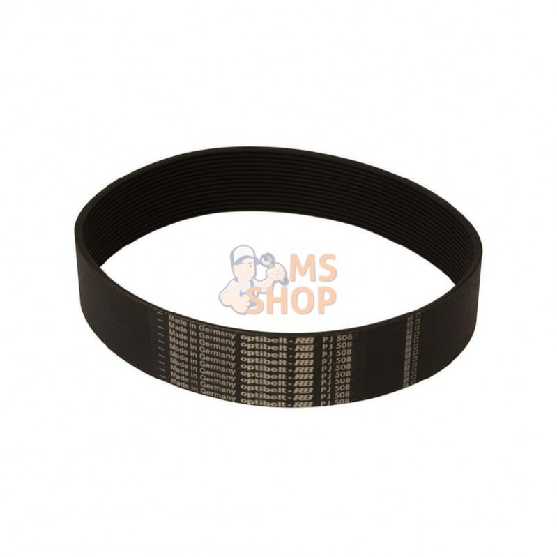 12PJ432; OPTIBELT; Courroie nervurée 12PJ 432mm Optibelt; pièce detachée 12PJ432; OPTIBELT; Courroie nervurée 12PJ 432mm Optibelt; pièce detachée
