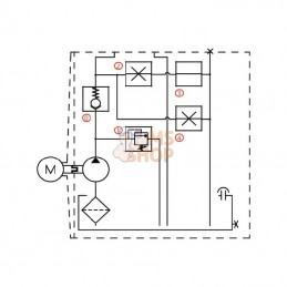 MPP85A005; KRAMP; MPP 400VAC 2.2kW 10Ltr 6.3cc; pièce detachée