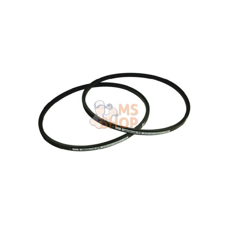 VB10825; OPTIBELT; Courroie trapézoïdale Z33 10x825 Optibelt; pièce detachée VB10825; OPTIBELT; Courroie trapézoïdale Z33 10x825 Optibelt; pièce detachée