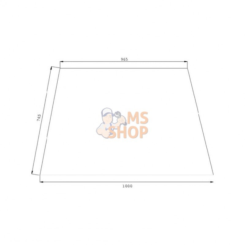 D7510; KRAMP; Pare-brise; pièce detachée