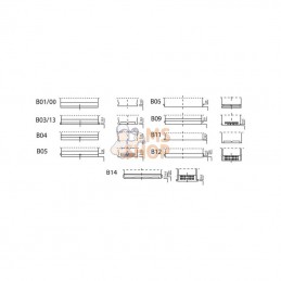 960002000KR; KRAMP; Batterie de loisirs 12V 125/100,0Ah 660A Kramp; pièce detachée