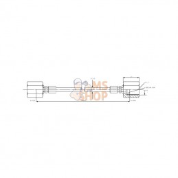 MPSW1000; SPRADOW; Flexible de mesure TL=1000 M16x2 ZES; pièce detachée