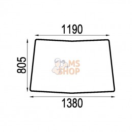 L112972N; KRAMP; Pare-brise; pièce detachée