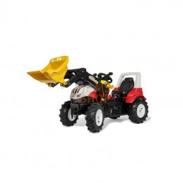 R710065; ROLLY TOYS; Tracteur à pédales Steyr 6300 Terrus CVT avec chargeur frontal et roues pneumatiques; pièce detachée