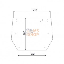 V33118310N; KRAMP; Fenêtre arrière; pièce detachée