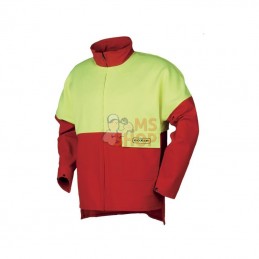 1XSKXXXL; SIP; Veste forestière, rouge-jaune, taille 3XL, EU : 62 SIP; pièce detachée