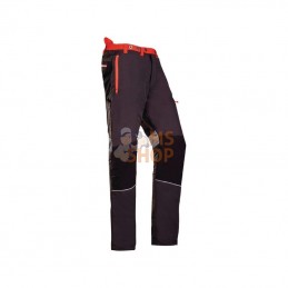 1SPV59393XL; SIP; Pantalon anti-coupure, 3XL, 62, gris-rouge, SIP; pièce detachée