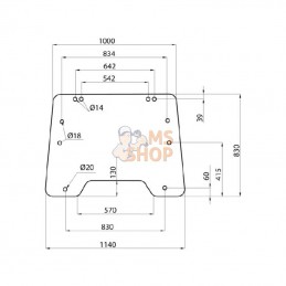D9031; KRAMP; Pare-brise ouvrant; pièce detachée