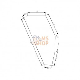 D9006; KRAMP; Vitre de porte; pièce detachée