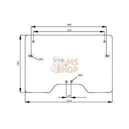 D6001; KRAMP; Pare-brise ouvrant; pièce detachée